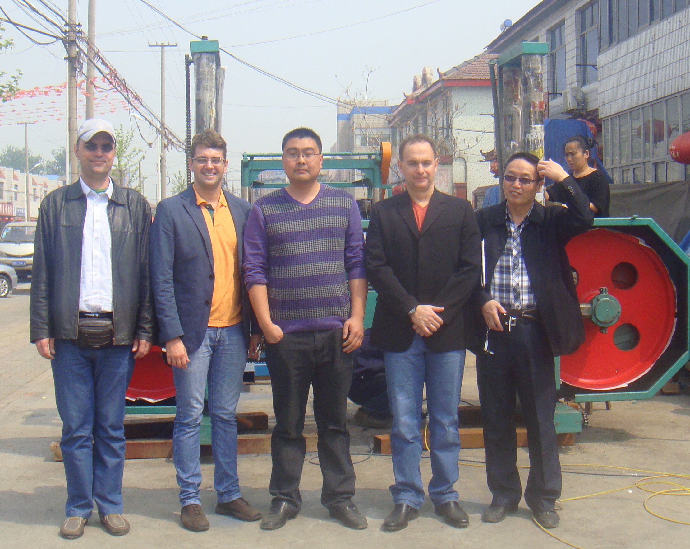 Photo with Bolivian customers