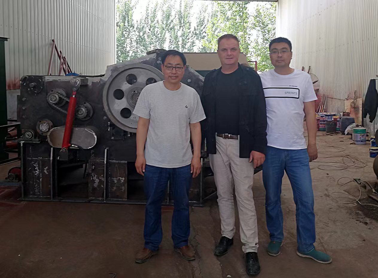 Photo with European customers