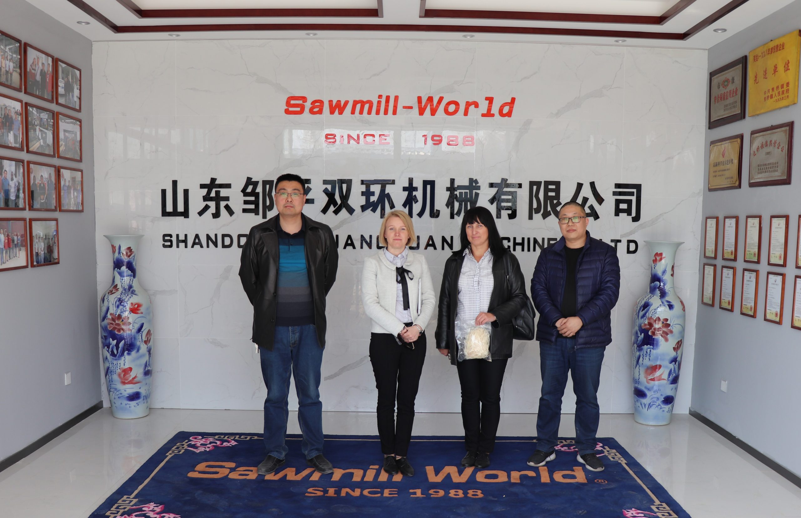  Photo with Finnish customer