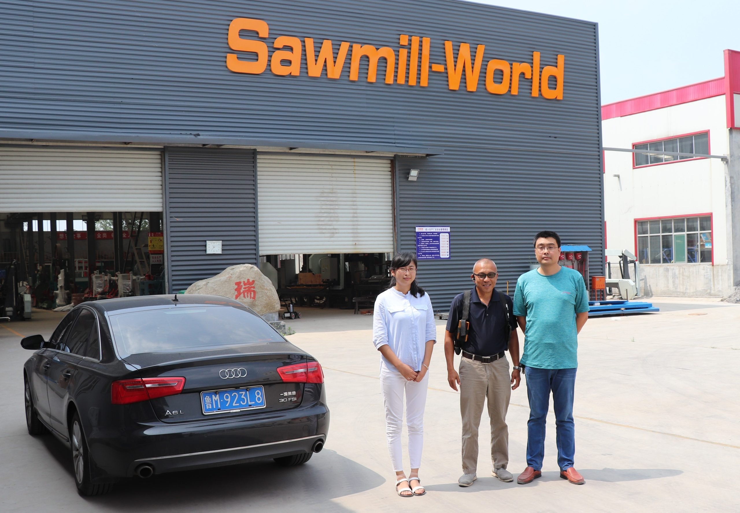 Photo with Southeast Asian customers