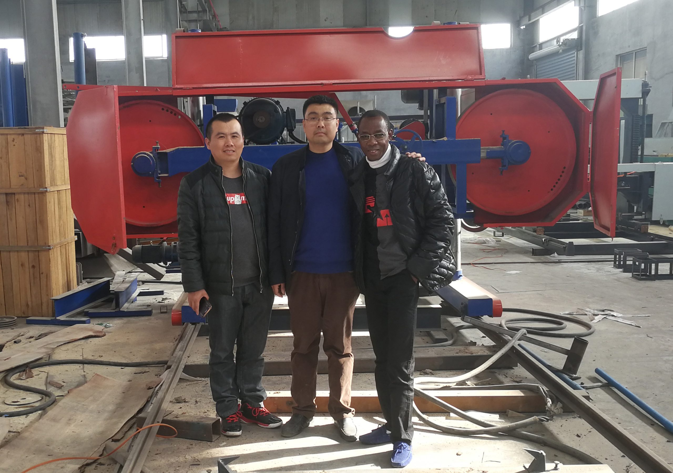 Photo with Ugandan customer