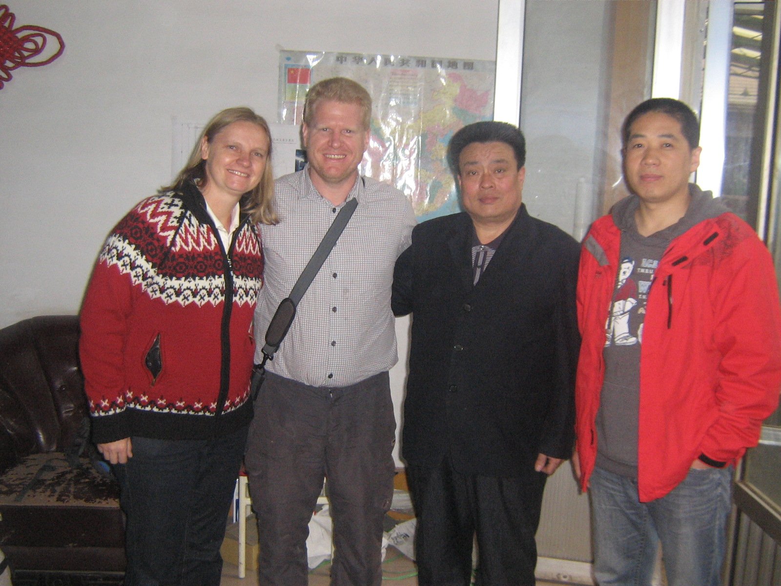 Photo with UK customer