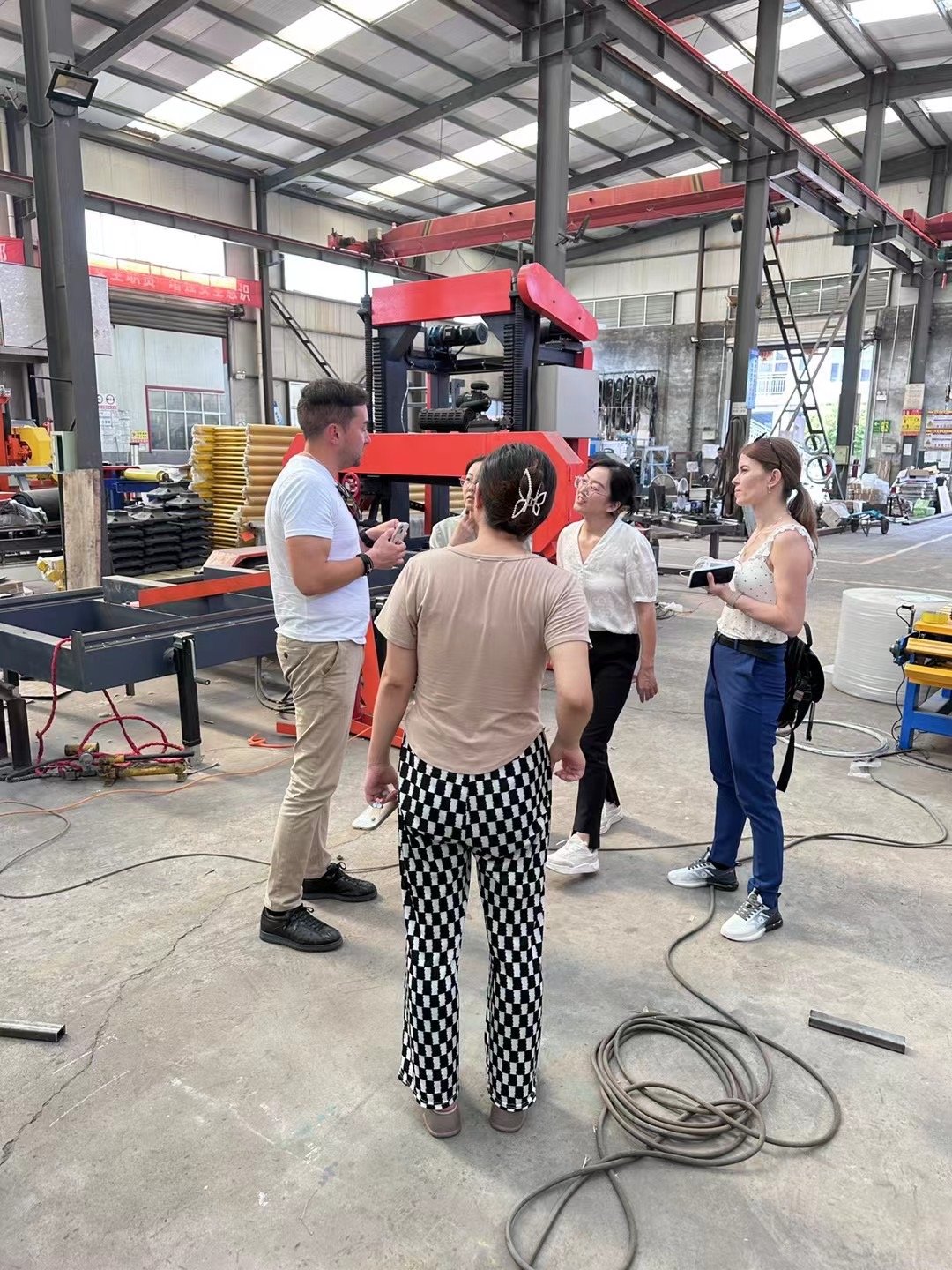 Russian customers buy machines