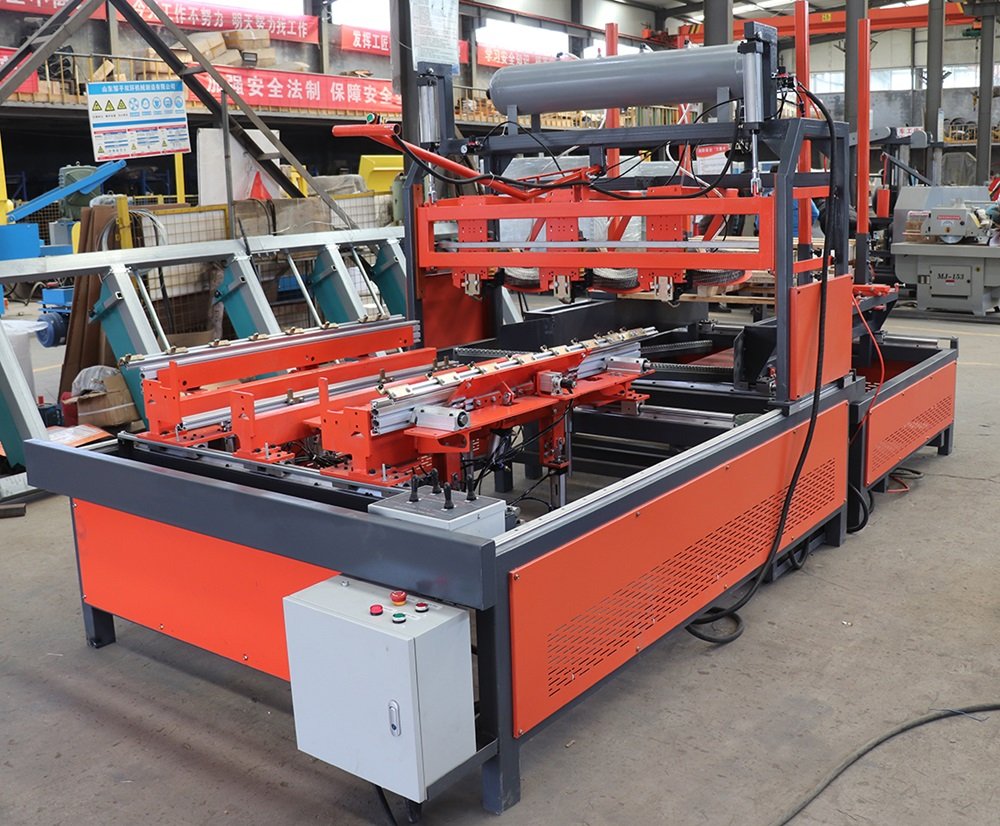 Sawmillworld Semi-automatic Horizontal Nailing Machine shipped to Bulgaria (7)