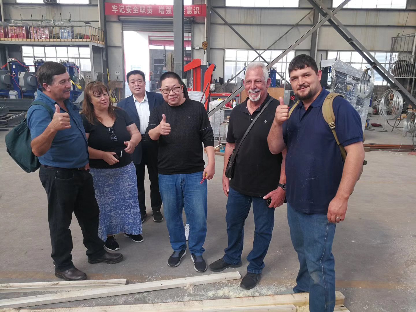 South African customers buy machinery 